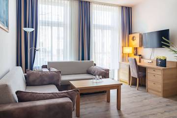 Ferienwohnung für 2 Personen, mit Balkon/Terrasse in Warnemünde
