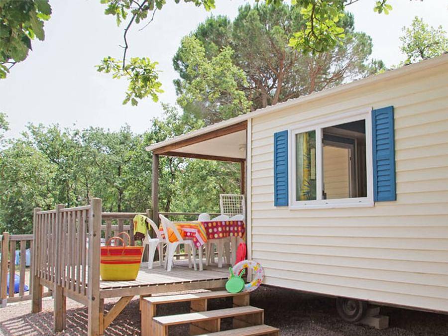 Camping Lou Cantaire - Mobilheim 4 personen - Komfort Kompakt - Klima - Tv in Fayence, Draguignan Region