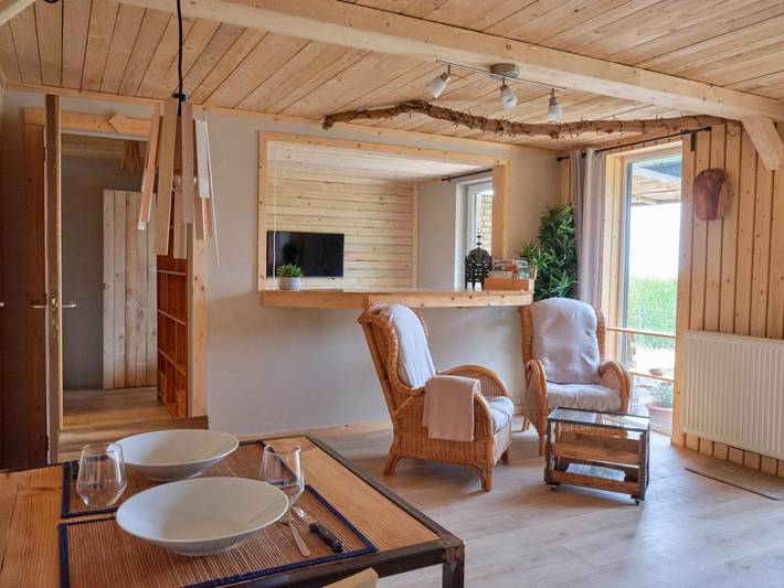 Maison d’hôte pour 2 personnes, avec jardin ainsi que balcon et vue