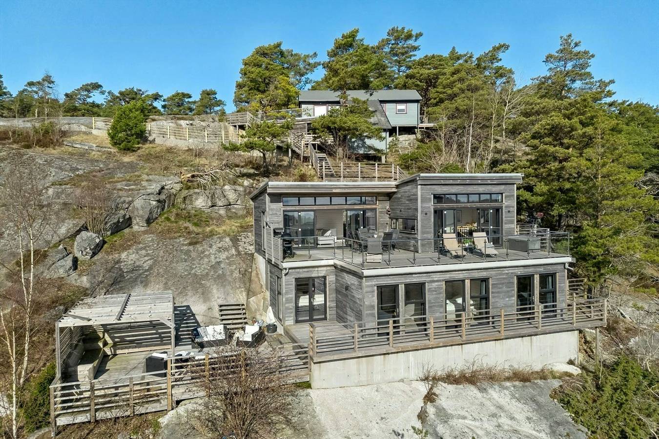 Ferienhaus mit Panoramablick auf den Skagerrak in Larvik