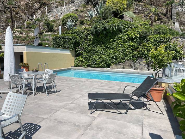 Ferienwohnung für 2 Personen, mit Garten und Balkon am Lago Maggiore (Schweiz) - 2
