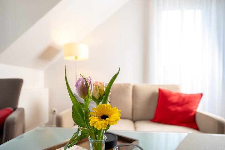 Apartament wakacyjny dla 2 osób, z ogród i sauna w Morze Północne