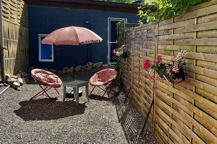 Appartement de vacances pour 2 personnes, avec jardin