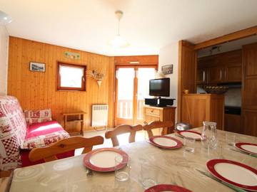 Appartement De Vacances pour 6 Personnes dans Lanslevillard, Parc National de la Vanoise, Photo 1