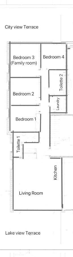 Gîte pour 10 personnes, avec balcon ainsi que vue sur le lac et vue à Hauterive - 3