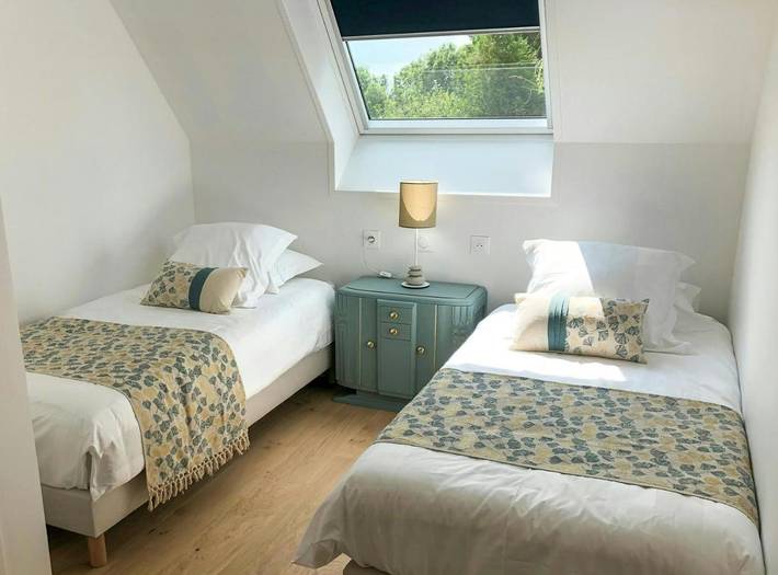 Location de vacances pour 4 personnes, avec jardin et terrasse, animaux acceptés à Saint-Martin-de-Varreville