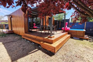 Gîte pour 4 personnes, avec piscine ainsi que terrasse et jardin à Vinon-sur-Verdon