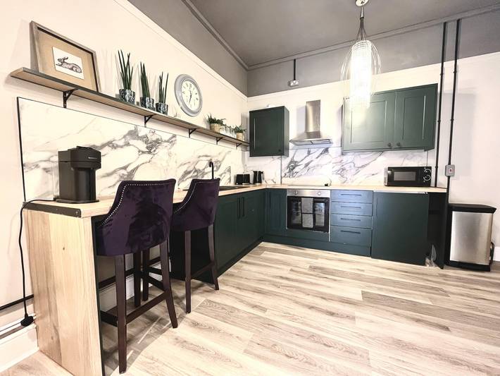 Apartamento vacacional entero, Apartamento de vacaciones para 4 personas con jardín in Shropshire