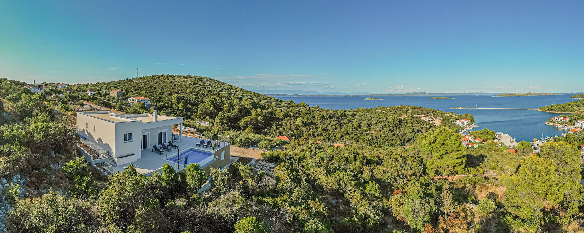 Sea view Villa Belvedir in Sali, Dugi Otok