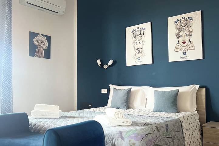 Ganze Wohnung, Vistamare cozy with beautiful sea view, with saltwater pool in San Leone, Agrigento