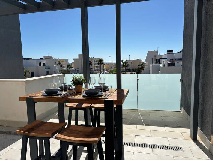 Vakantieappartement voor 4 personen, met terras en zwembad in Caleta de Vélez