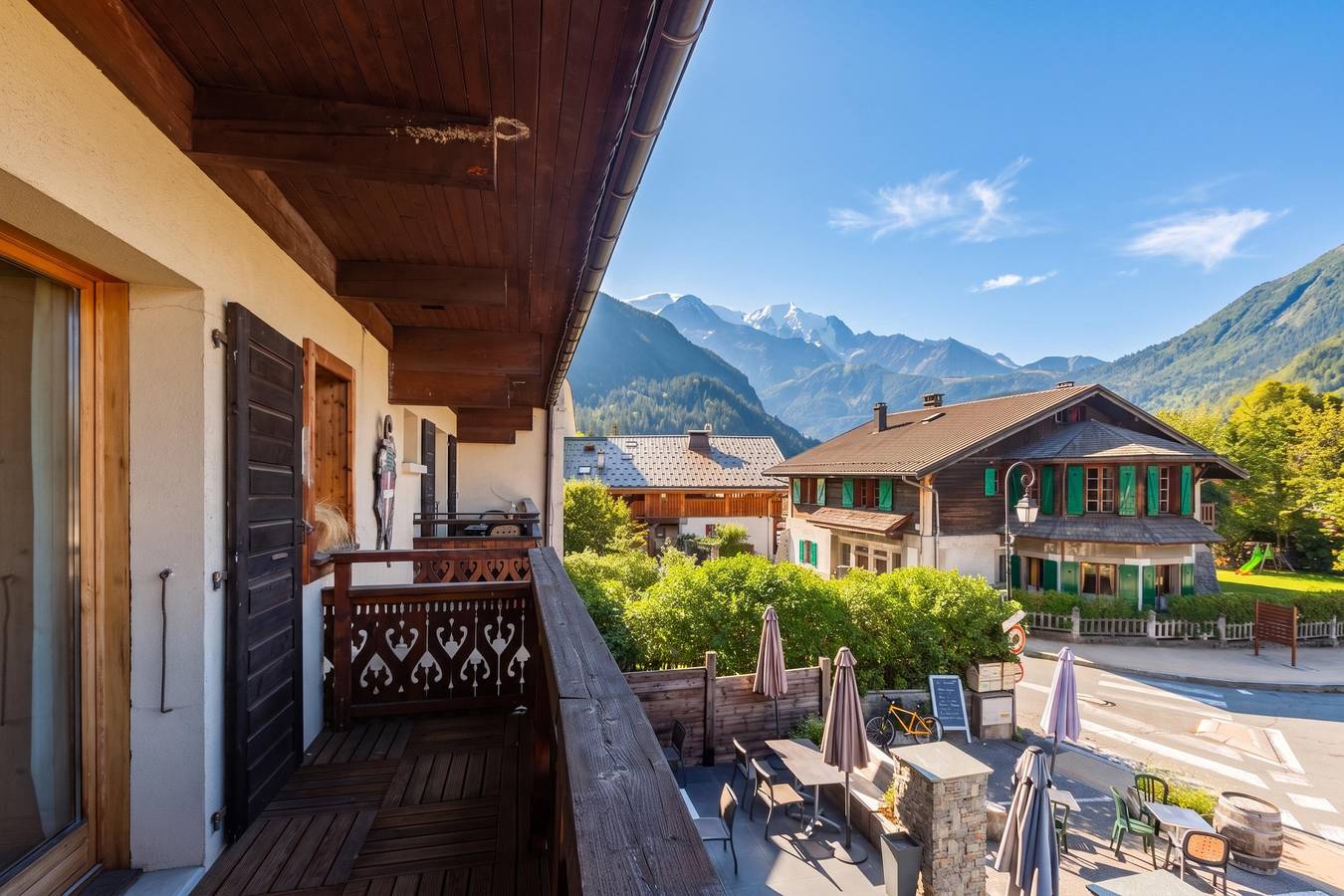 Ganze Wohnung, Apt La Sauvageonne in Servoz Balcony & Mountain views in Servoz, Region Bonneville