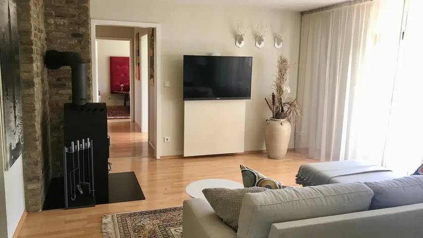 Apartament wakacyjny dla 5 osób, z taras i ogród oraz sauna w Odenwald