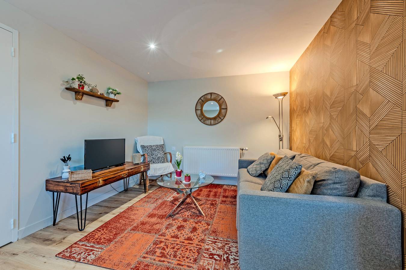 Studio entier, Studio 'Le Grand Large' avec terrasse partagée, jardin partagé et Wi-Fi in Lopérec, Région de Châteaulin