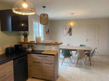 Gîte pour 9 personnes, avec vue et jardin, animaux acceptés à La Croix-en-Touraine