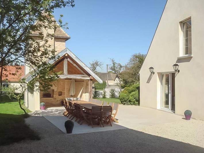 Geräumiges Haus bei Beaune mit privatem Pool, Klimaanlage und Parkplatz in Meursanges, Beaune und Umgebung