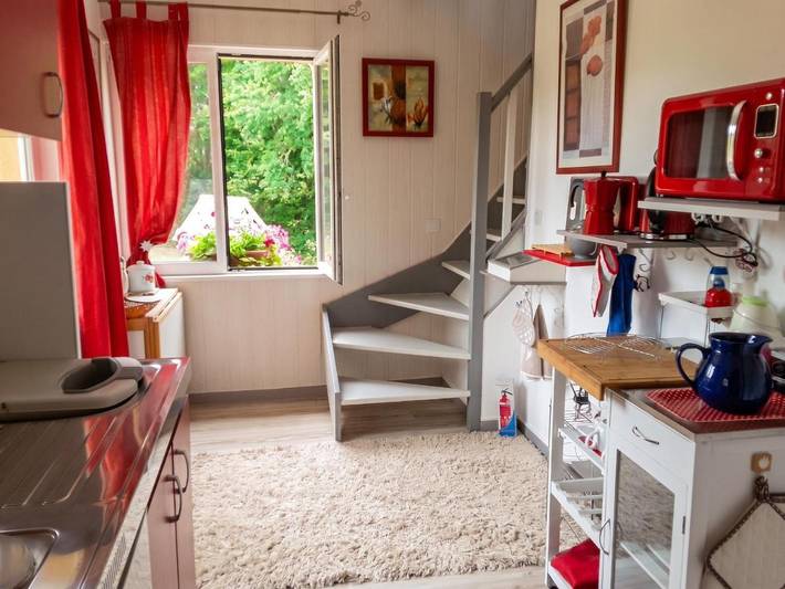 Gîte pour 2 personnes, avec Jardin dans Les Authieux-Papion