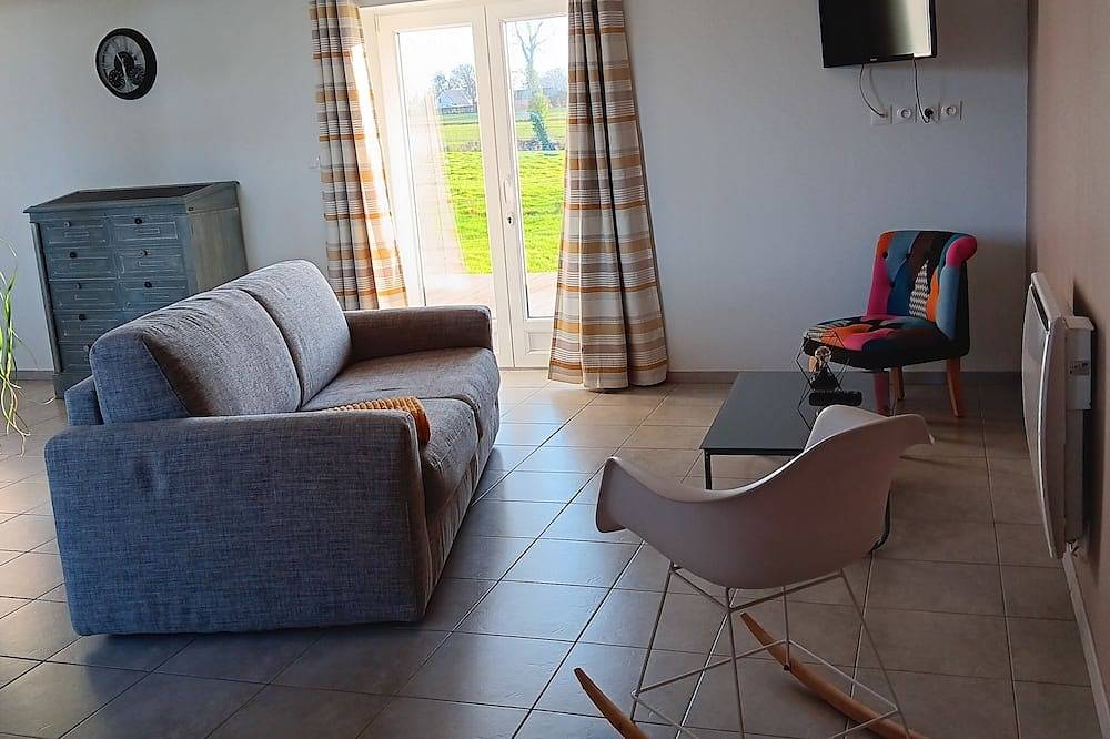 Gite: Maison de campagne, proche des plages du débarquement,  avec Baby foot. in Saint-Hubert-des-Biards, Région de Bayeux