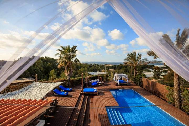 Ferienhaus für 6 Personen, mit Garten und Ausblick sowie Pool, mit Haustier auf Formentera - 3