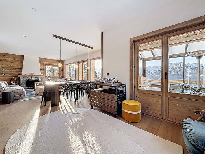 Location de vacances pour 12 personnes, avec jardin et balcon dans Station De La Rosiere - 4