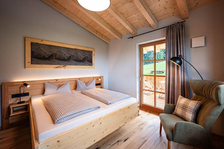 Hütte für 5 Personen, mit Terrasse und Garten in Grünten - 3
