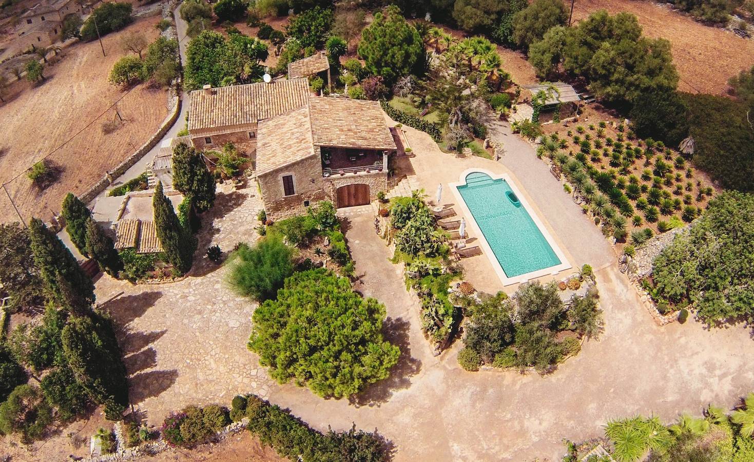 Maison de campagne 'Can Ramon' avec vue sur la mer, Wi-Fi et climatisation in Felanitx, Majorque du Sud