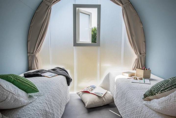Mobil home pour 4 personnes, avec bassin pour enfant à La Romieu - 4