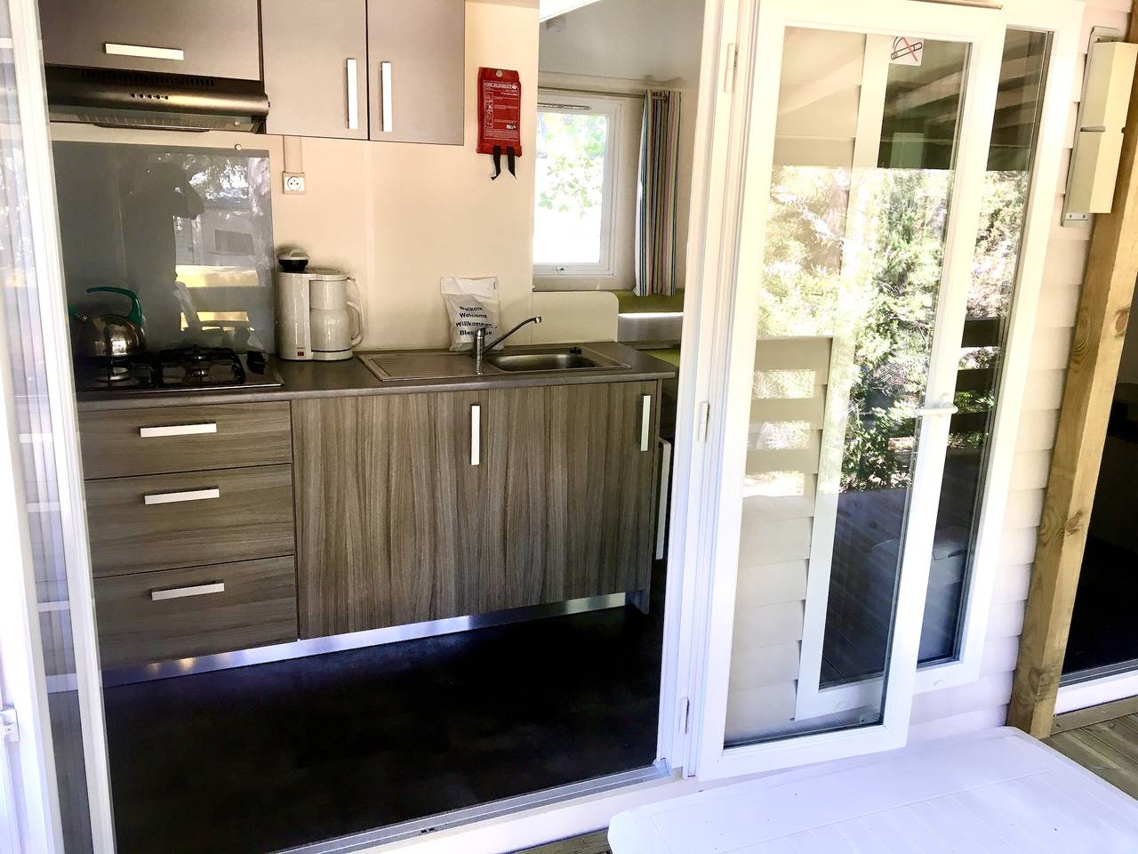 Charmant mobil-home à Argelès-sur-Mer avec vue imprenable sur la plage in Côte Vermeille, Argelès-sur-Mer