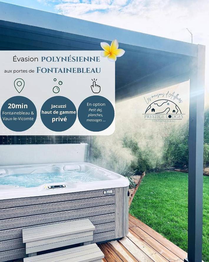 Location de vacances pour 2 personnes, avec jacuzzi et jardin dans Pamfou