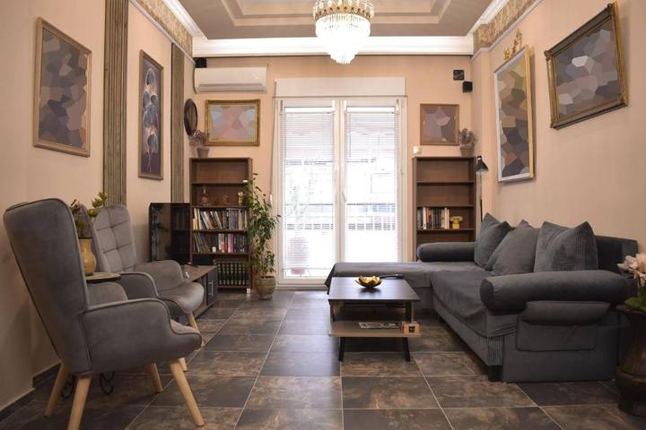 Appartement de vacances pour 6 personnes, avec Balcon ainsi que Terrasse et Vue