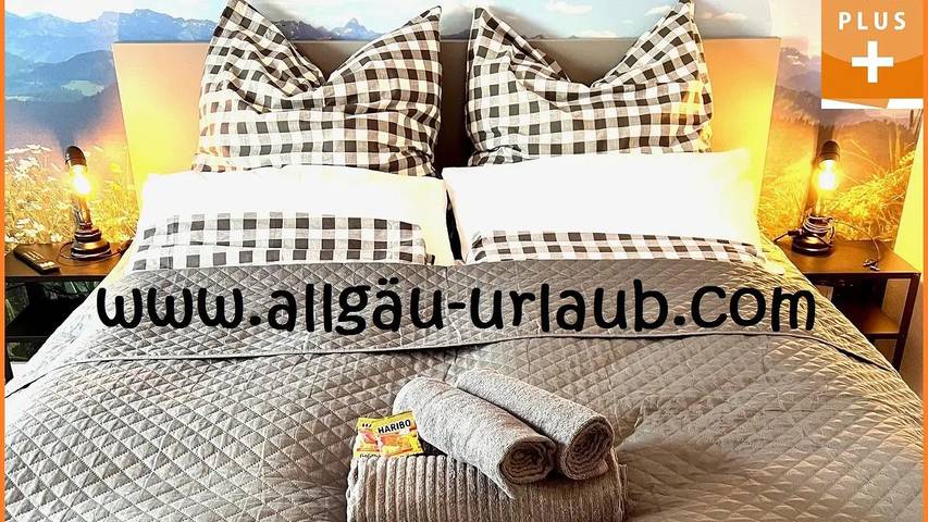 Hütte für 3 Personen, mit Sauna und Balkon sowie Garten in Oberstaufen