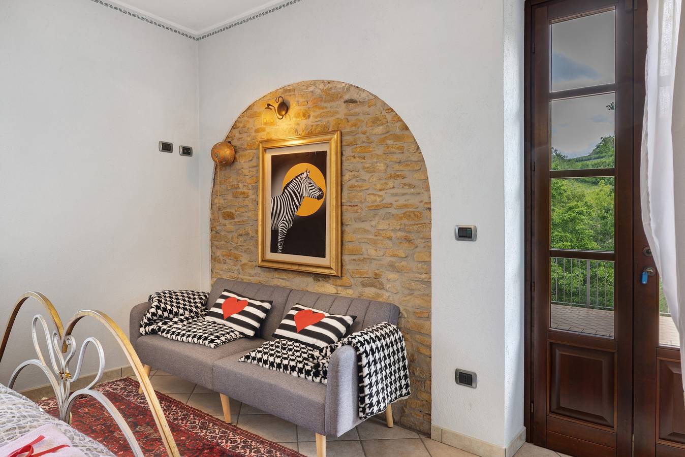 Room 'Favorita Suite' with Shared Terrace, Shared Garden and Wi-Fi in Mango indyjskie, Langhe