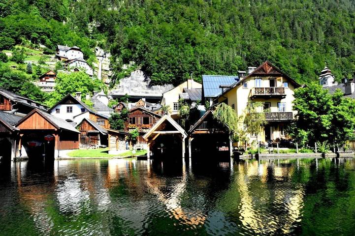 Ferienhaus für 4 Personen, mit Balkon und Terrasse sowie Seeblick und Ausblick in Hallstatt - 4