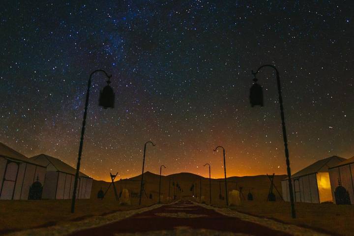 Camping voor 2 personen, with zwembad and tuin as well as uitzicht in Marokko