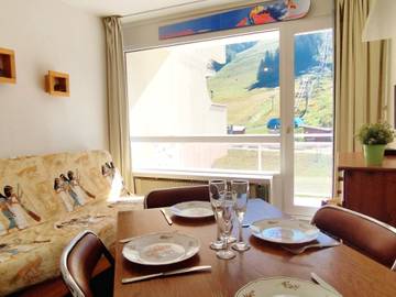 Gîte pour 4 personnes, avec balcon dans Prapoutel