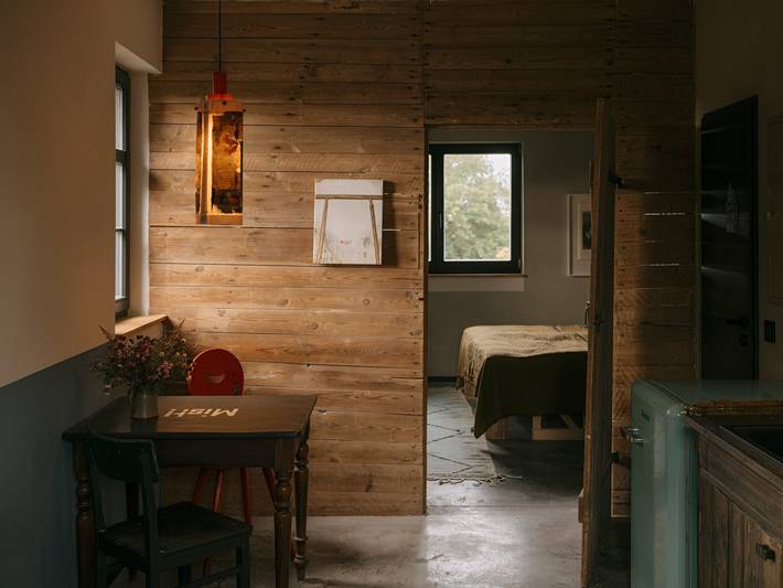 Hütte für 2 Personen, mit Garten und Sauna