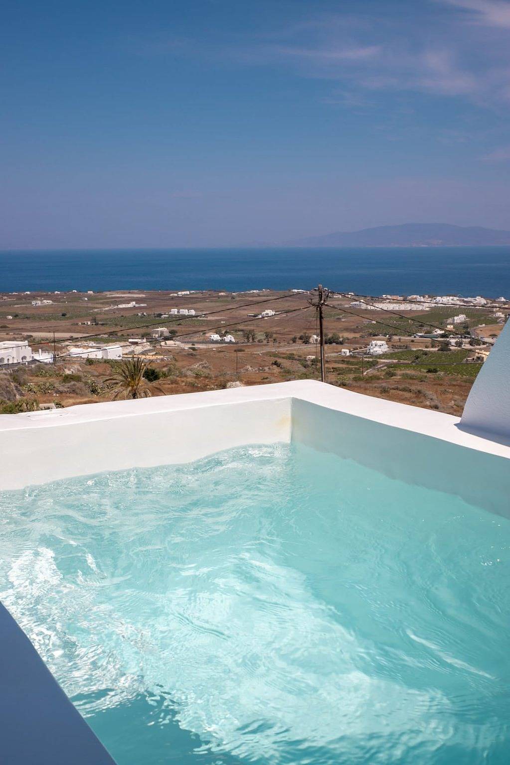 Villa voor 3 personen met uitzicht op zee in Finikia, Santorini