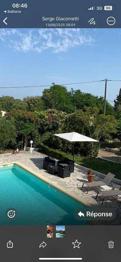 Apartamento de vacaciones para 4 personas, con piscina y jardín - 1