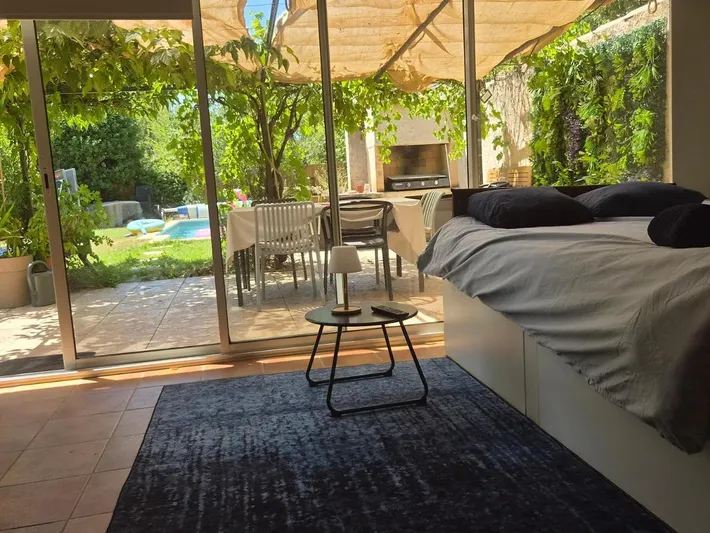 Apartamento de vacaciones para 2 personas, con jardín y piscina - 1
