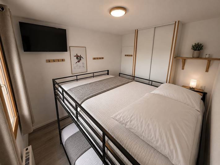 Ganze Wohnung, Le Nid des 3 Sommets - Proche station de ski in Le Corbier, Villarembert
