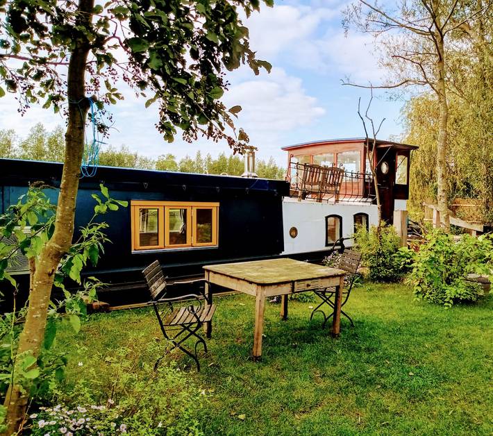 Boot für 3 Personen, mit Terrasse und Garten in Rotterdam