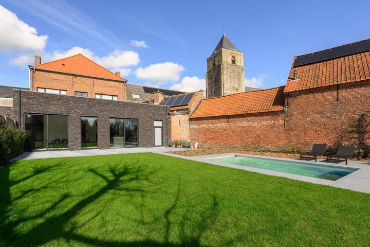 Maison de vacances pour 12 personnes, avec piscine ainsi que jardin et sauna à Zottegem