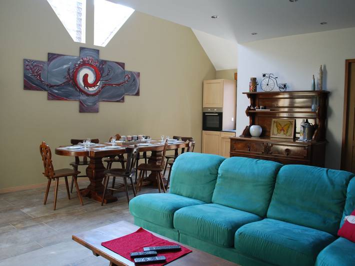 Maison de vacances pour 8 personnes, avec jardin