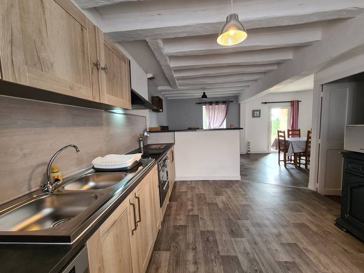 Gîte pour 5 personnes, avec Jardin