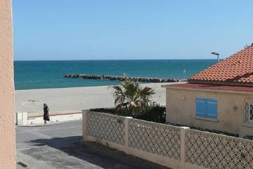 Gîte pour 4 personnes, avec balcon, animaux acceptés dans Plage Maillol