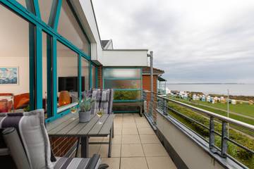 Ferienwohnung für 2 Personen, mit Balkon, kinderfreundlich an der Kieler Bucht