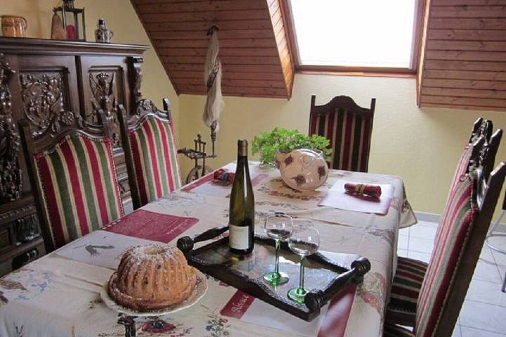 Appartement de vacances pour 4 personnes, avec jardin