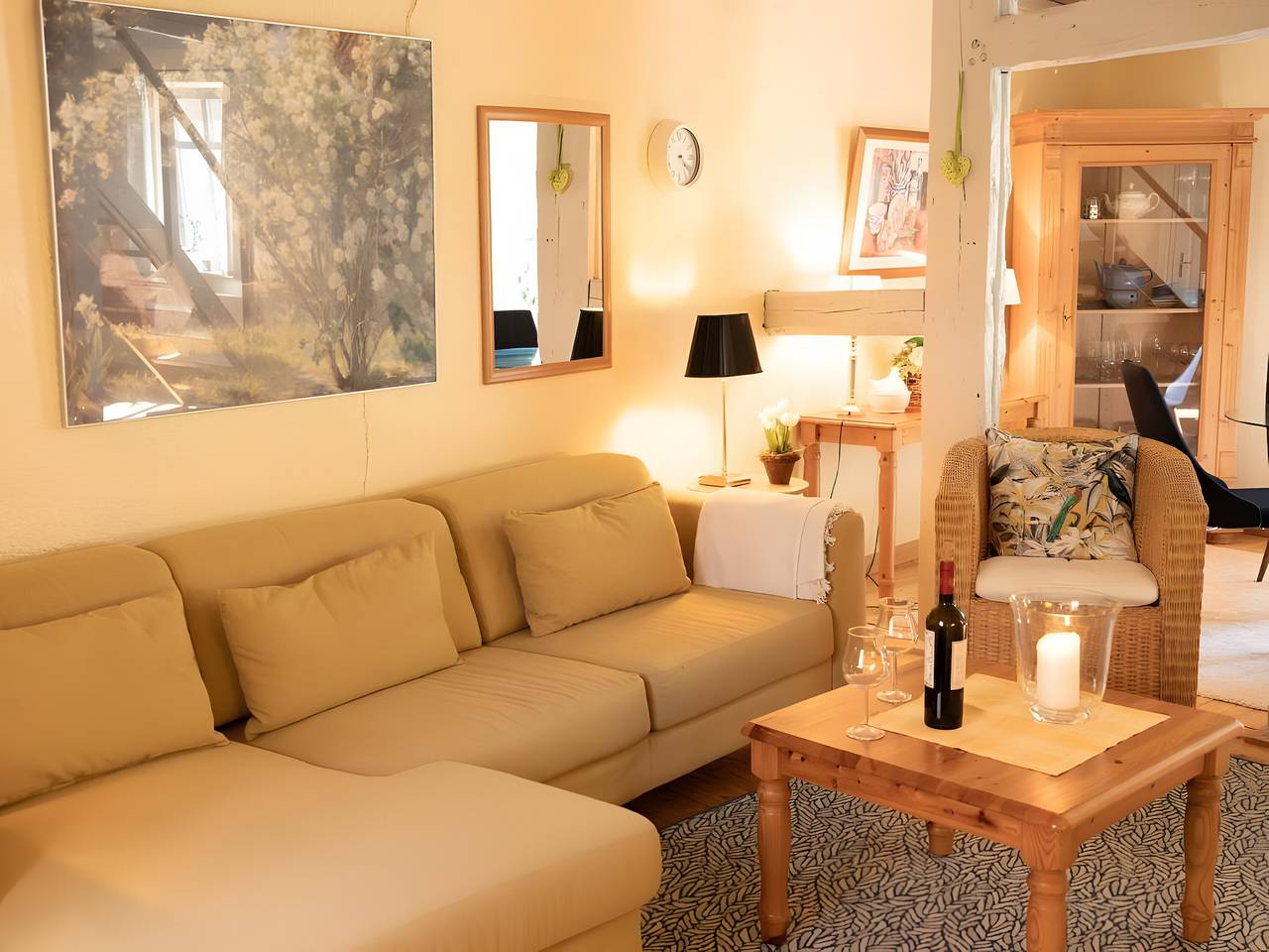 Ferienhaus 'Altes Nachtwächterhaus' mit privater Terrasse und Wlan in Abbendorf (Rühstädt), Rühstädt