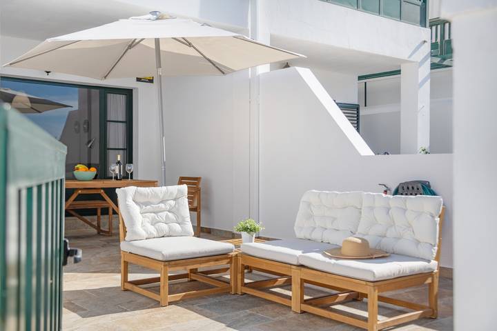Apartamento para 3 personas, con Jardín