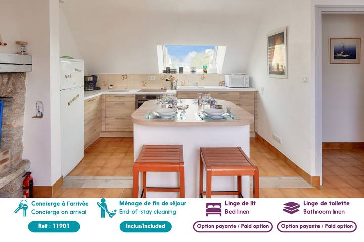 Appartement entier, Appartement pour 4 à 300m de la plage au Guilvinec in Guilvinec, Côte de Cornouaille